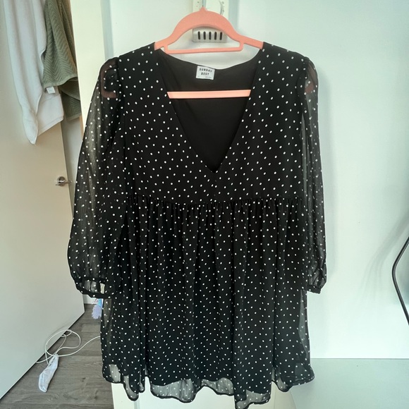 Aritzia black polka dot dress - size small - Picture 2 of 5